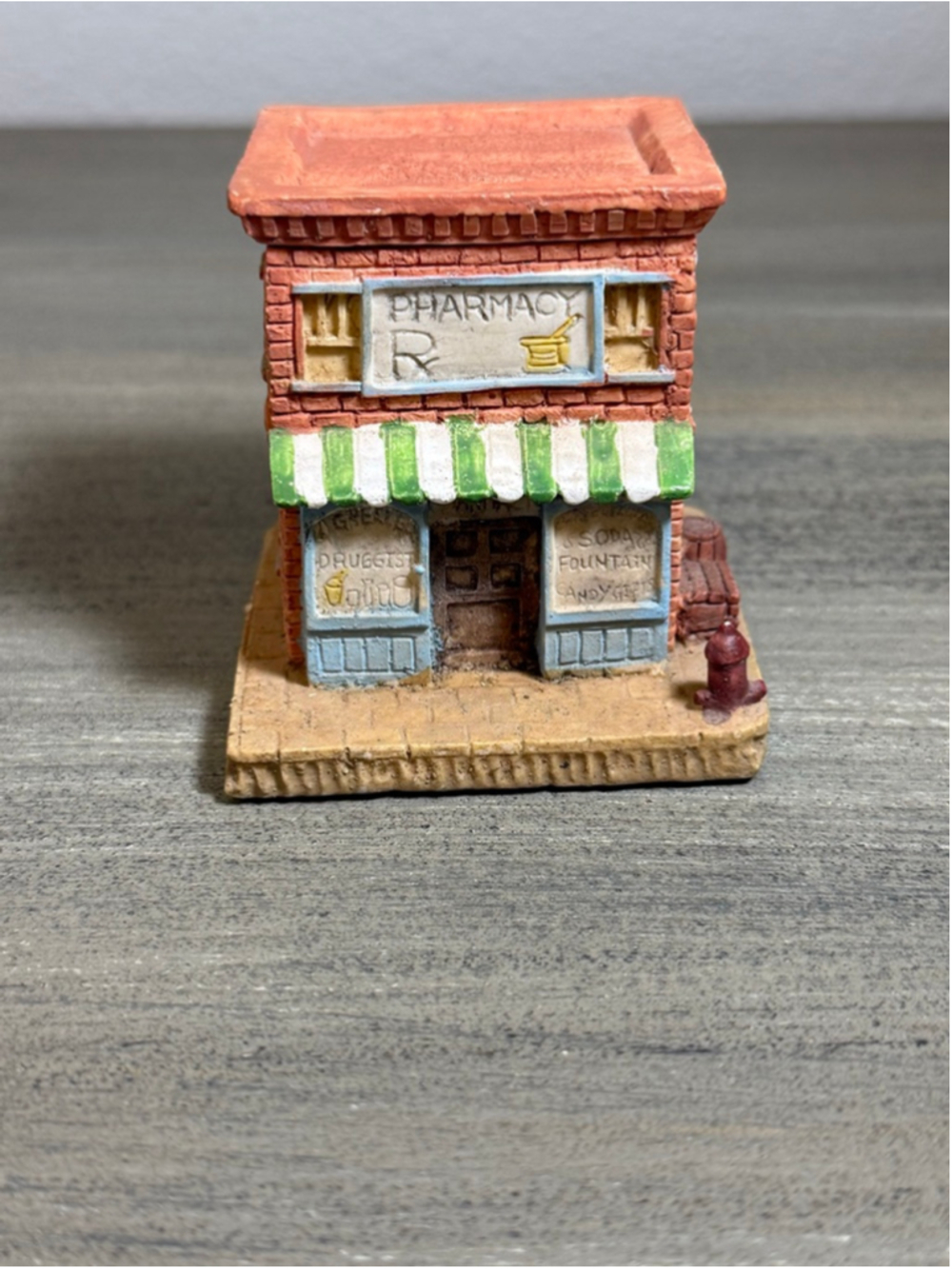 Geller's Pharmacy The Americana Collection Miniature 1991 Christmas Village